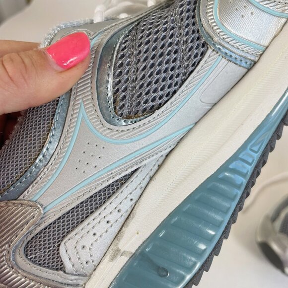 Skechers Shape Ups Toning Accelerators Sneakers 7.5 Womens Gray Leather 12320 - Picture 12 of 13